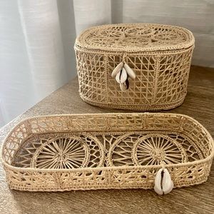 Anthropologie Calypso Vanity Set